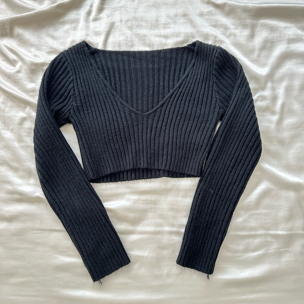 ❌SOLD❌knit crop top